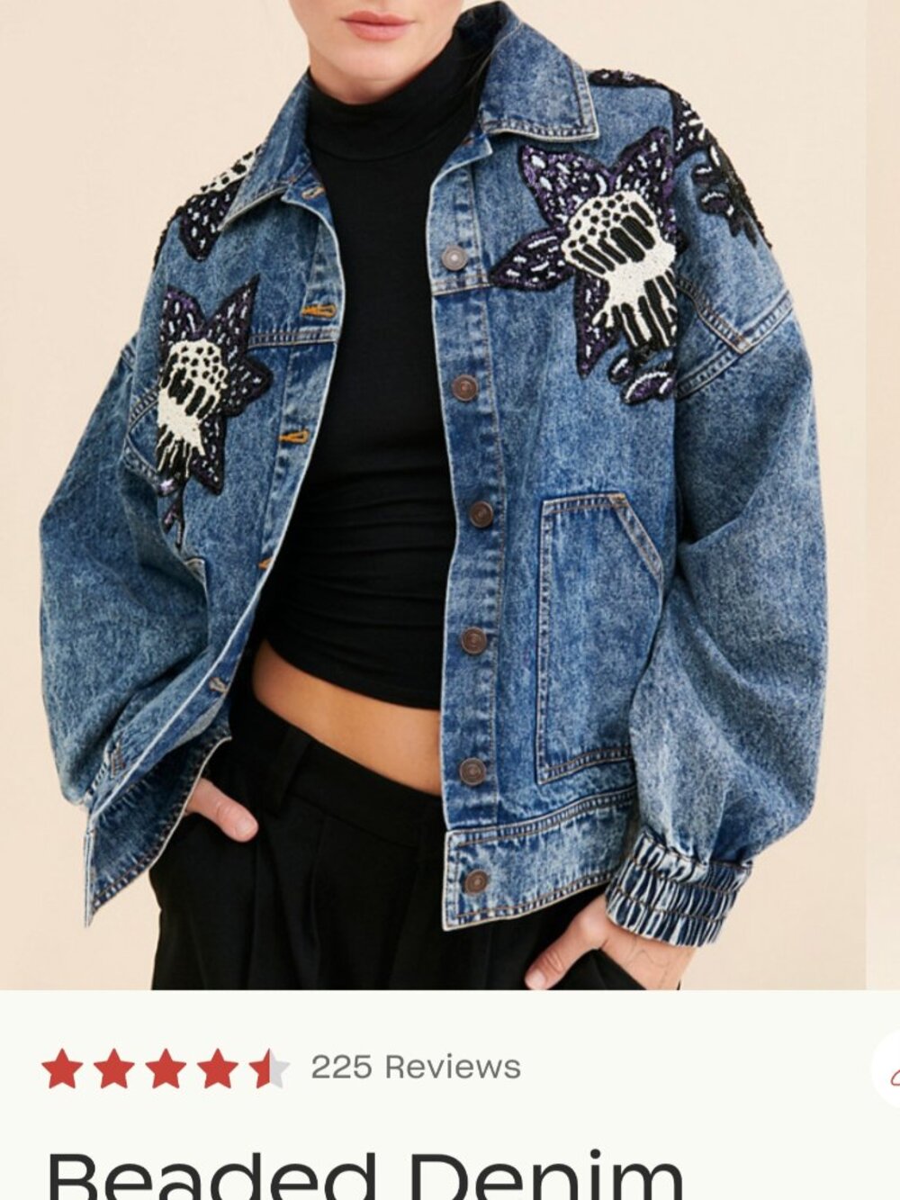 Beaded Denim Jacket by Dhruv Kapoor